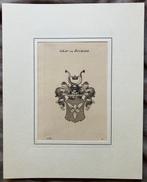 . - 5 gestochene Wappen: Zeppelin / Thurn und Taxis /