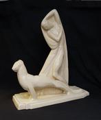 Nimy - Oscar De Clerck - sculptuur, Danseres met panter - 48, Antiek en Kunst
