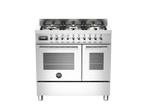 €4114.00 BERTAZZONI PRO906MFEDXT Fornuis 90 cm, Ophalen of Verzenden, Nieuw, Vrijstaand