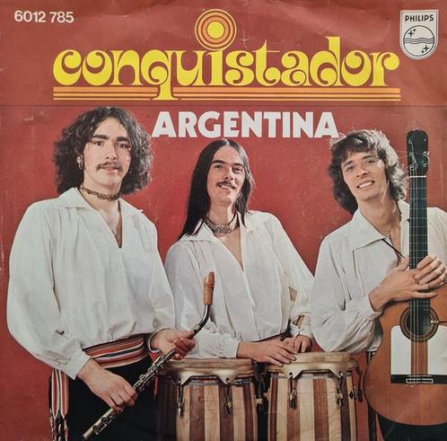Single - Conquistador - Argentina, Cd's en Dvd's, Vinyl | Overige Vinyl, Zo goed als nieuw, Verzenden