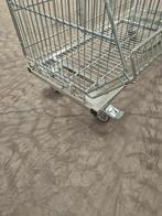 Set van 4 draadmanden 96x50x48cm op wielen, gebruikt, Zakelijke goederen, Kantoor en Winkelinrichting | Winkel en Inventaris, Ophalen of Verzenden