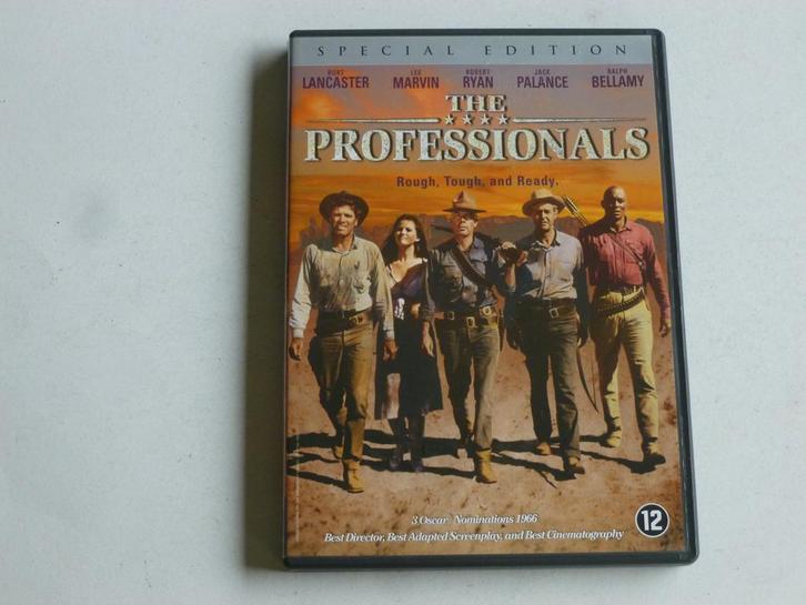 The Professionals - Burt Lancaster, Lee Marvin (DVD) spec. e, Cd's en Dvd's, Dvd's | Klassiekers, Zo goed als nieuw, Verzenden