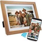 Digitale fotolijst | Denver (HD, 16 GB, 10.1 inch, Hout), Verzenden, Nieuw