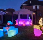 LED meubels RGB tuin MEUBELS, Tuin en Terras, Tuinsets en Loungesets, Stoel, Kunststof, Meer dan 8 zitplaatsen, Nieuw