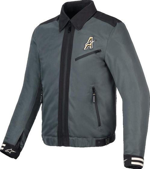 Alpinestars Ignite Air Urban Grijs Zwart Blauw Motorjas, Motoren, Kleding | Motorkleding, Heren, Nieuw met kaartje, Jas | textiel