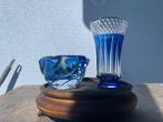 Val Saint Lambert - Vaas (2) - Glas, Antiek en Kunst, Antiek | Glas en Kristal