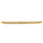 Gouden gourmet armband 21 cm 14 krt, Sieraden, Tassen en Uiterlijk, Armbanden, Nieuw, Ophalen of Verzenden