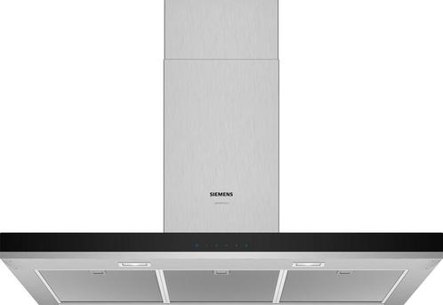 Siemens LC96BHM50M wand afzuigkap - roestvrijstaal, Witgoed en Apparatuur, Afzuigkappen, Vrijstaand, Wandschouwkap, Nieuw, Recirculatie