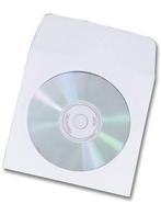 Papieren sleeves voor 1 CD / DVD met zelfklevende flap 10..., Nieuw, Verzenden