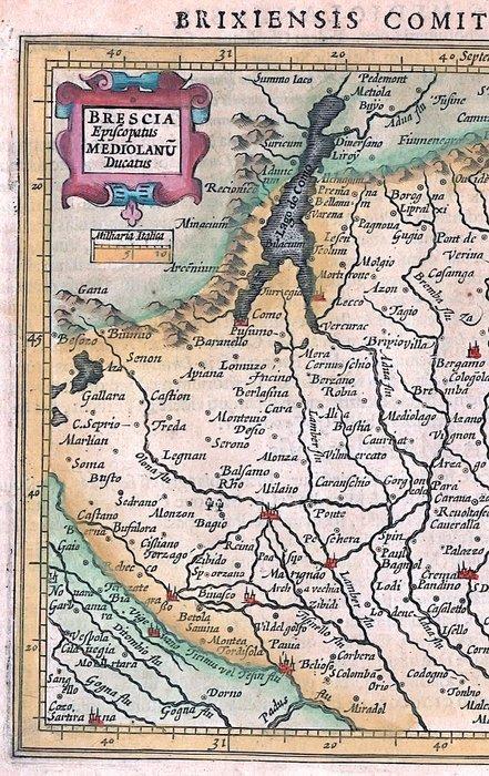 Italië - Lombardije, Brescia, Bergamo, Milaan, Gardameer,, Boeken, Atlassen en Landkaarten