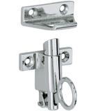 Raamknip Elegant met sluitplaat glans chroom, Doe-het-zelf en Verbouw, Hang- en Sluitwerk, Verzenden, Nieuw