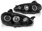 Koplampen dual halo rims MAZDA MX5 01-05 ANGEL EYES ZWART, Auto-onderdelen, Ophalen of Verzenden, Nieuw