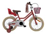 2Cycle Paris - Kinderfiets - 16 inch - Roze-Wit - met, Nieuw, Verzenden
