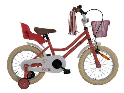 2Cycle Paris - Kinderfiets - 16 inch - Roze-Wit - met, Fietsen en Brommers, Fietsen | Meisjes, Nieuw, Verzenden