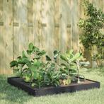 vidaXL Plantenbak verhoogd 100x100x18,5 cm staal, Verzenden, Nieuw, Metaal
