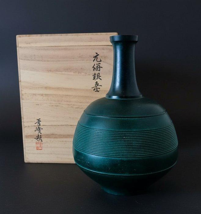 Vaas - Brons - Japan - Fertile Land (Zonder Minimumprijs), Antiek en Kunst, Antiek | Overige Antiek