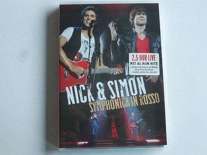 Nick & Simon - Symphonica in Rosso (DVD), Cd's en Dvd's, Dvd's | Muziek en Concerten, Zo goed als nieuw, Verzenden