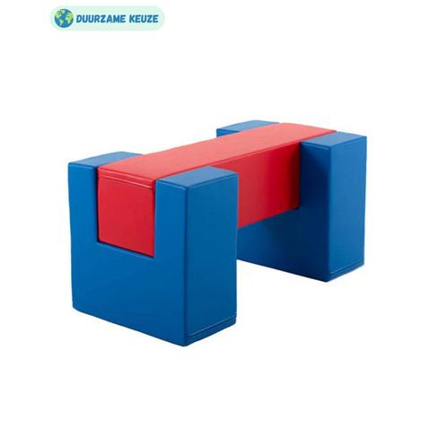 Uitbreiding Foam blokken glijbaan XXL – Balans brug rood/., Kinderen en Baby's, Speelgoed | Educatief en Creatief, Nieuw, Ophalen of Verzenden