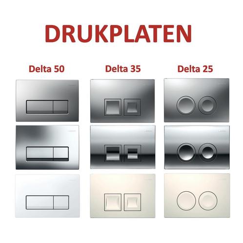 Up100 Toiletset 10 Villeroy & Boch O.Novo Met Delta, Doe-het-zelf en Verbouw, Sanitair, Ophalen of Verzenden