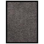 vidaXL Deurmat 40x60 cm gestreept beige, Verzenden, Nieuw