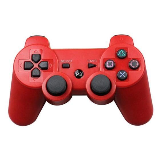 PS3 Controller Wireless Rood (Third Party) (PS3 Accessoires), Spelcomputers en Games, Spelcomputers | Sony PlayStation 3, Zo goed als nieuw