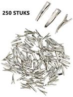 Haarspeld Alligator Gebogen 3cm Zilver 250 Stuks, Nieuw