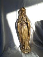 Caggiati - Beeld, Bronze Mary statue - 41 cm - Verguld brons, Antiek en Kunst
