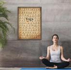 Yoga Poster met Veel Posities 30x40, Sport en Fitness, Overige Sport en Fitness, Nieuw, Verzenden