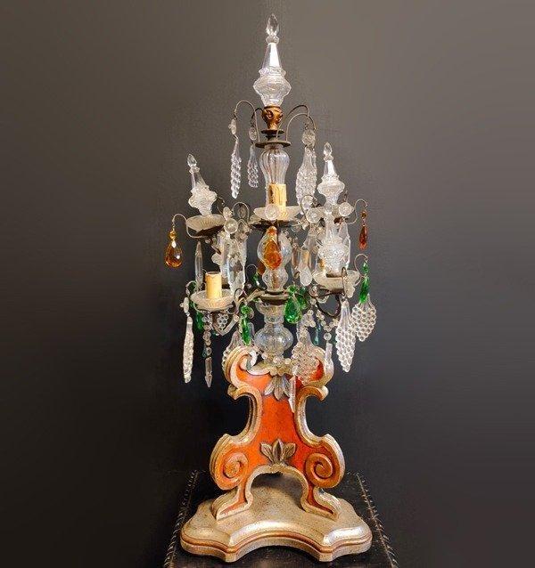 Lampada Fiorentina - Lamp - Hout, Antiek en Kunst, Antiek | Meubels | Stoelen en Banken