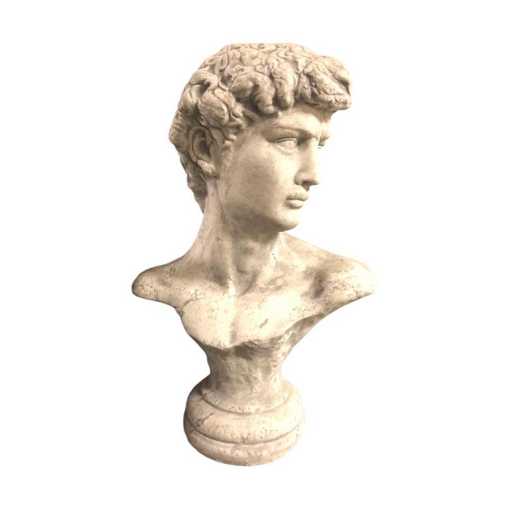 David - stenen beeld - 70 cm - klassieke decoratie, Huis en Inrichting, Woonaccessoires | Overige, Ophalen of Verzenden