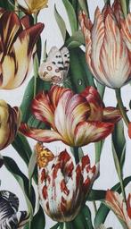 Exclusieve Art Deco bloemenstof -600x140cm- Tulpen,, Antiek en Kunst