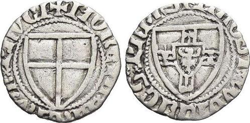 Schilling duitser Orden Wynrich von Knyprode 1351-1382, Postzegels en Munten, Munten | Europa | Niet-Euromunten, Verzenden