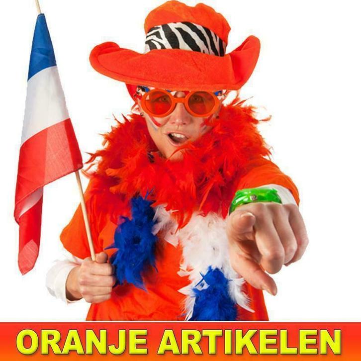 Oranje sjaal - Mega aanbod oranje sjaals, Hobby en Vrije tijd, Feestartikelen, Feestartikel, Nieuw, Ophalen of Verzenden