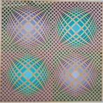 Victor Vasarely (1906-1997) - Village-4