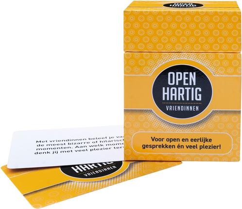 Openhartig - Vriendinnen | Open Up! - Gespreksstarters, Hobby en Vrije tijd, Gezelschapsspellen | Kaartspellen, Nieuw, Verzenden