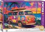 VW Bayside by Shawna Stewart Puzzel (500 stukjes) |, Hobby en Vrije tijd, Denksport en Puzzels, Verzenden, Nieuw