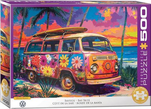 VW Bayside by Shawna Stewart Puzzel (500 stukjes) |, Hobby en Vrije tijd, Denksport en Puzzels, Nieuw, Verzenden