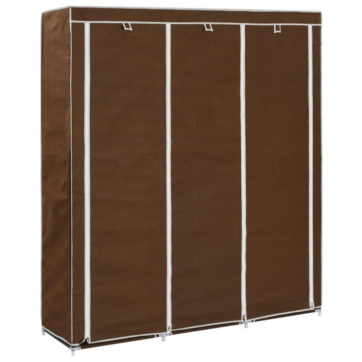 vidaXL Kledingkast met vakken en stangen 150x45x175 cm stof, Huis en Inrichting, Kasten | Kledingkasten, Nieuw, Verzenden