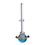 Zwenkwiel nylon 200 mm alu spindel  800 KG, Doe-het-zelf en Verbouw, Verzenden, Nieuw