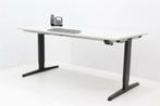 Bureau Aspa Facility 160x80cm(bxd) - grijs gemêleerd -, Huis en Inrichting, Bureaus, Ophalen of Verzenden, Gebruikt