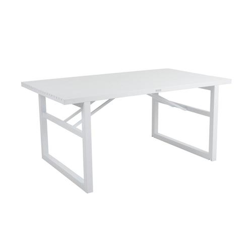 *WOONWINKEL* Bodio Alure Tuintafel Aluminium 160 Wit, Tuin en Terras, Tuinsets en Loungesets, Nieuw, Verzenden