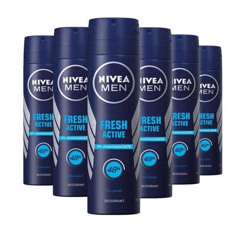 Nivea Men Fresh Active Deodorant Spray, Sieraden, Tassen en Uiterlijk, Uiterlijk | Lichaamsverzorging, Deodorant of Bodyspray