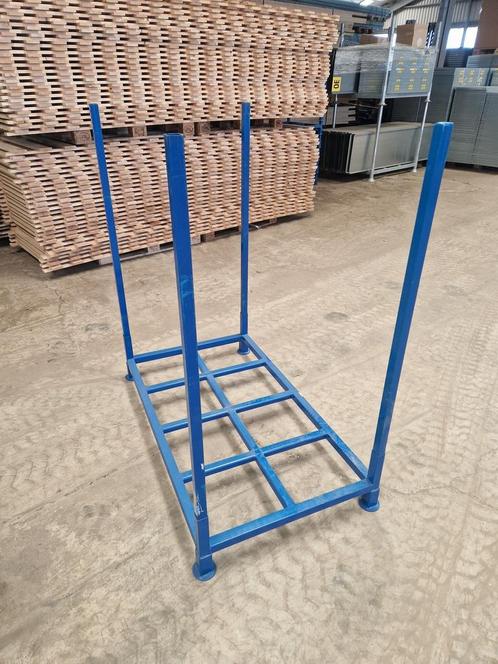Stapelrek 1395x800xH1500mm blauw, gebruikt, Zakelijke goederen, Kantoor en Winkelinrichting | Magazijn, Stelling en Opslag, Ophalen of Verzenden