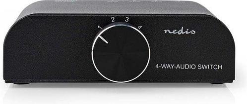 Nedis Analoge Audio-Switch - 4-Poorts poort(en) - Input: 1x, Hobby en Vrije tijd, Overige Hobby en Vrije tijd, Zo goed als nieuw