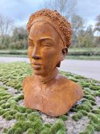 Beeld, statue African lady Colonial - 24 cm - Gietijzer