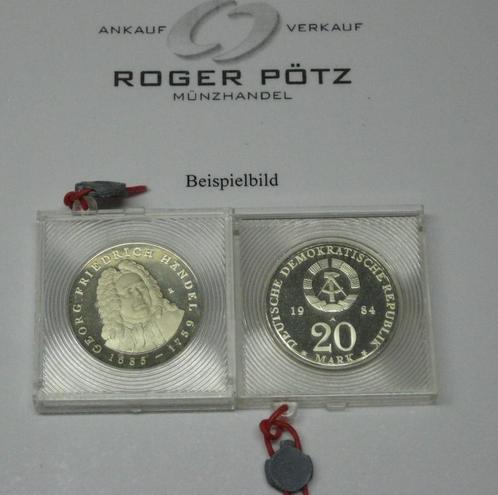 Ddr 20 Mark Georg Friedrich Haendel 1984 polierte Platte..., Postzegels en Munten, Munten | Europa | Niet-Euromunten, Verzenden