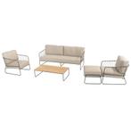 Prego stoel bank loungeset 5 delig rope taupe Taste 4SO, Tuin en Terras, Ophalen of Verzenden, Nieuw