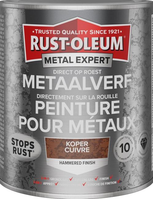 Rust oleum metal expert metaalverf direct op roest hamerslag, Doe-het-zelf en Verbouw, Verf, Beits en Lak, Nieuw, Verzenden