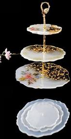 Benodigdheden voor siliconenmal etagiere goud blad 024321, Ophalen of Verzenden, Nieuw