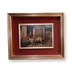 Italiaanse school (XIX) - Scena di Genere Contadina, Antiek en Kunst, Kunst | Schilderijen | Klassiek